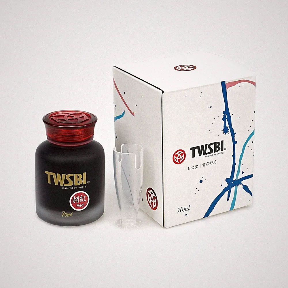 Consumables bottle ink 70ml red