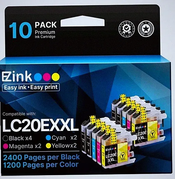E-Z Ink Compatible Ink Cartridge Replacement For Brother (SEE PICTURES)