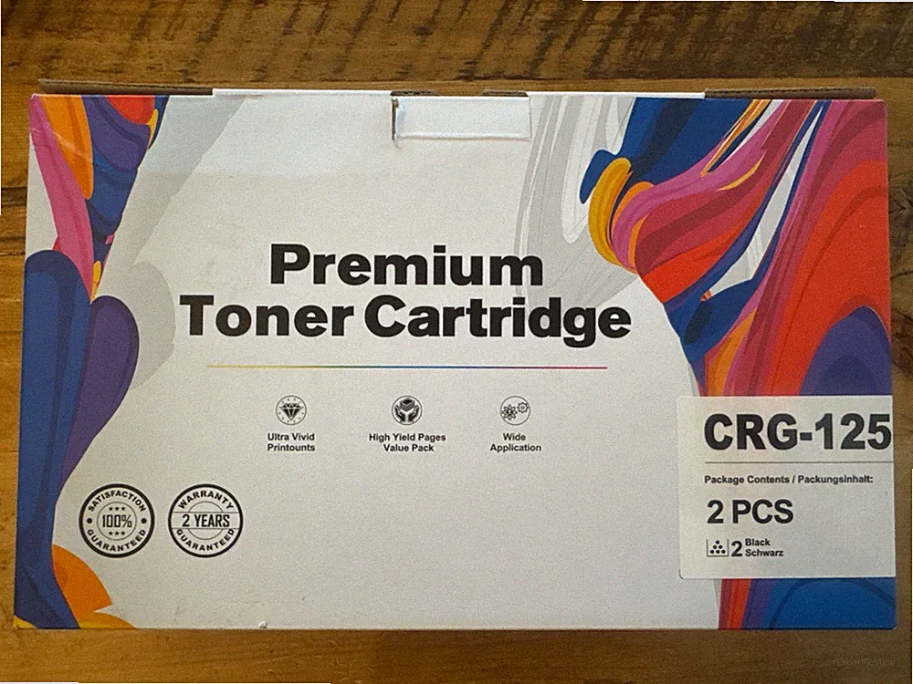 E-Z Ink Compatible Toner 2 Cartridge Replacement For Canon 125 CRG-125 Ex 11/26