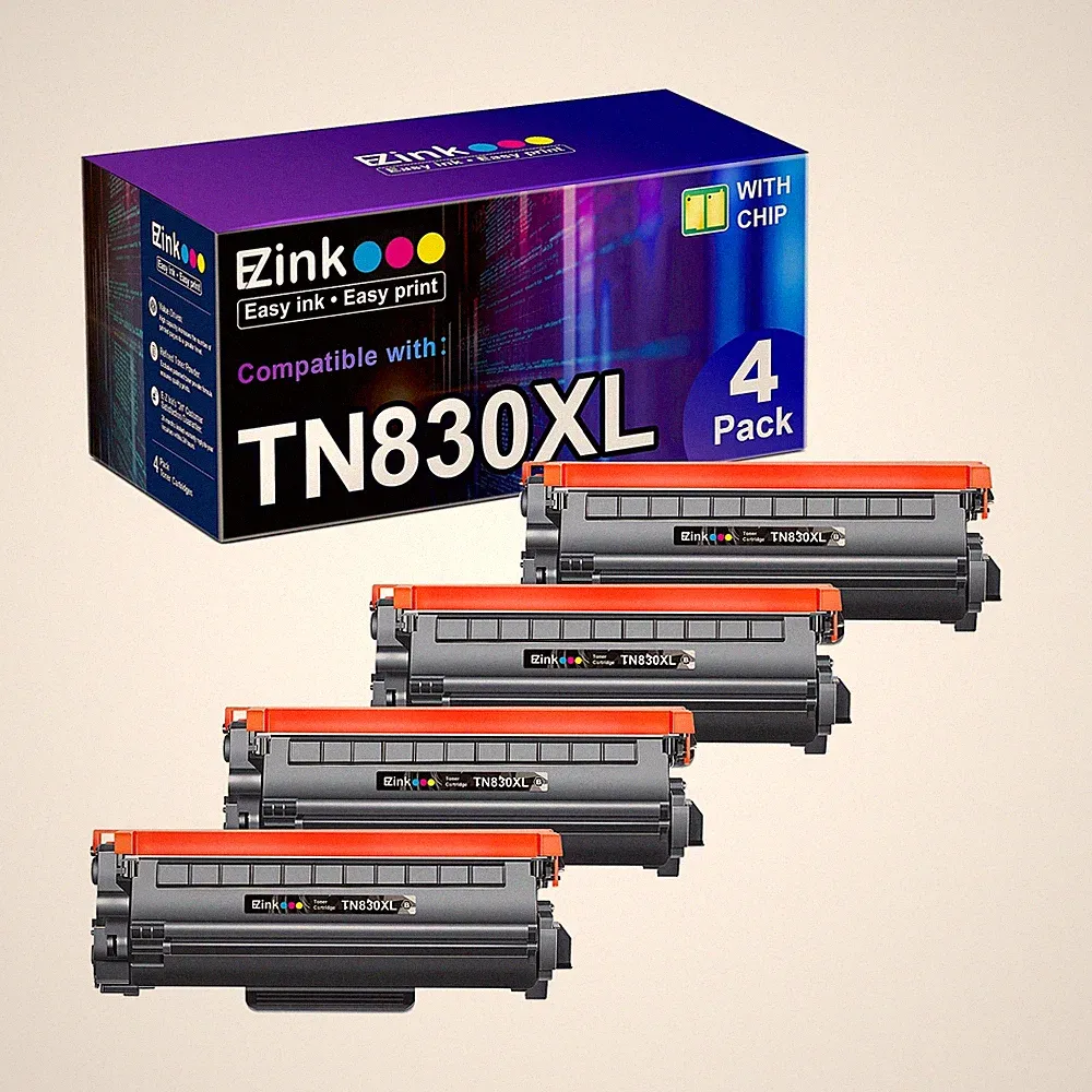 E-Z Ink Compatible Toner Cartridge Replacement for Brother TN830XL TN 830 TN8...