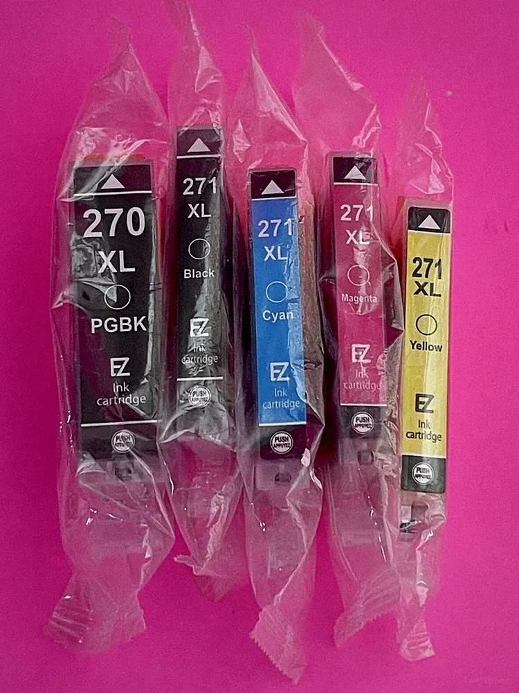 E-Z Ink EZC270271XL-5P Compatible Ink Cartridge - CYMK, 5 Pack Out Of Box Sealed