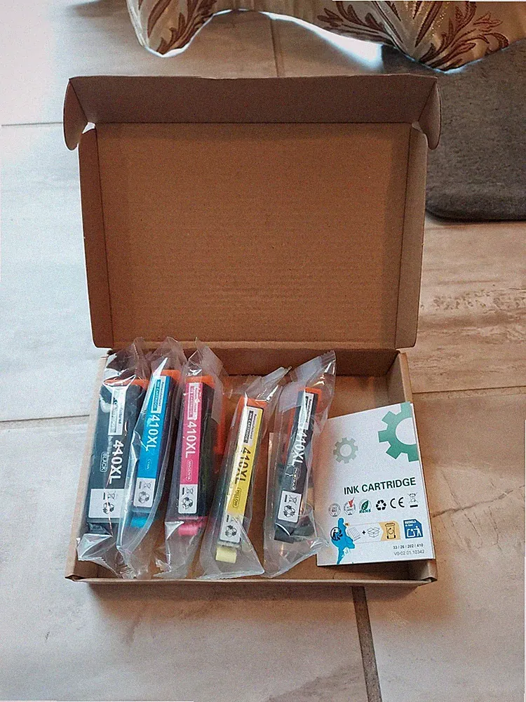 E-Z Ink EZE410XL5P2 Black, Cyan, Magenta, Yellow, Photo Black Ink Cartridge