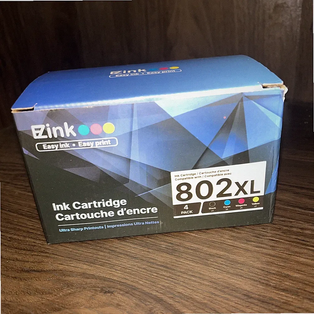 E-Z Ink Ink Cartridge Replacement for Epson 802XL 4pack