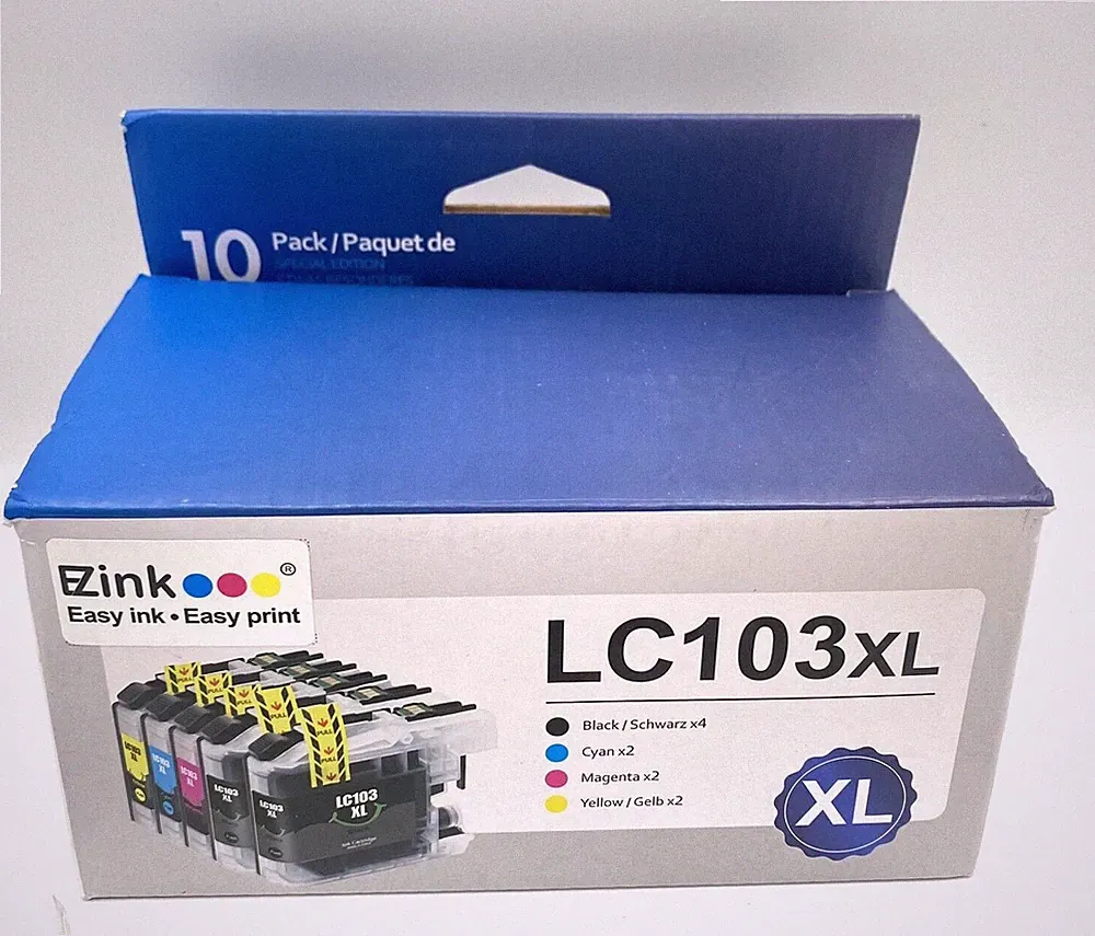 E-Z Ink LC103XL BROTHER Compatible Ink Cartridge - 10 Pack