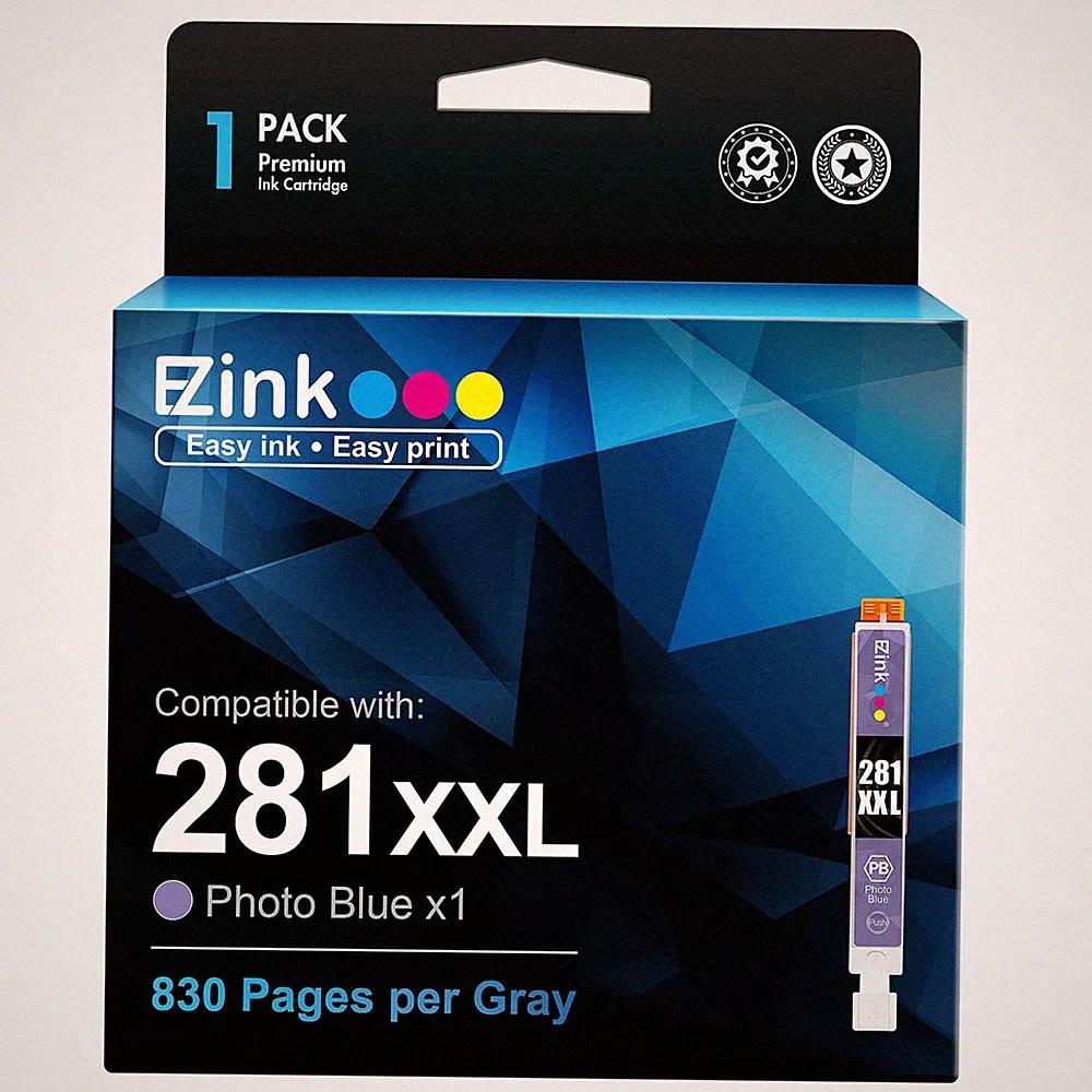 E Z Ink Photo Blue 281Xxl Cartridge Replacement For Canon Printers 9140 Pages