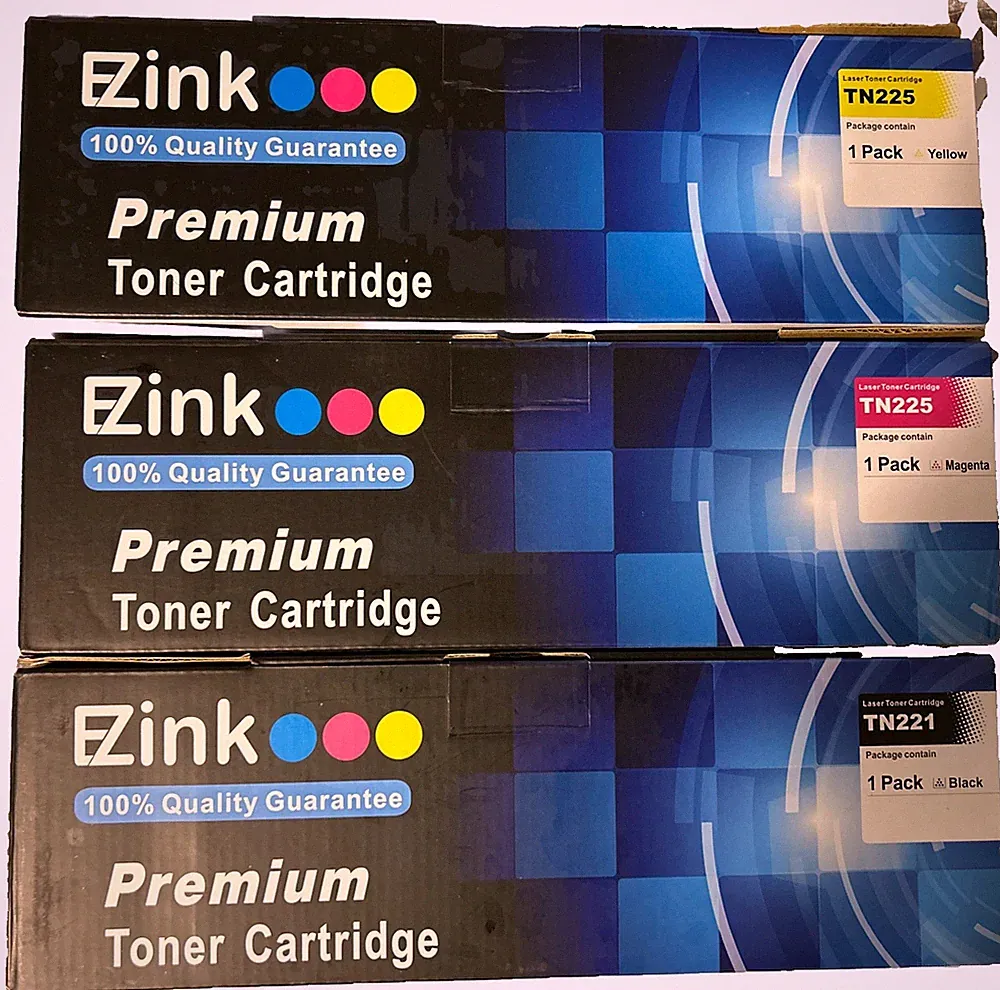 E-Z Ink Premium Toner Cartridge TN221(1) TN225 Magenta(1) and Yellow(1)
