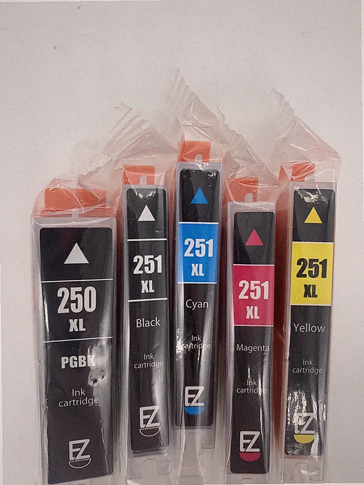 E-z Ink TM Black and Color Replacement Ink Cartridge 250 And All 251’s