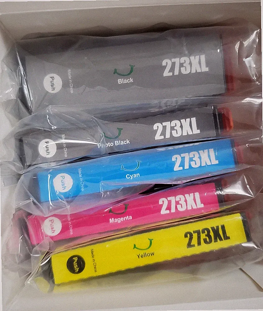 EZ ink 273XL 5 Pack Black, Cyan, Magenta, Yellow, & Photo Black Opened Box