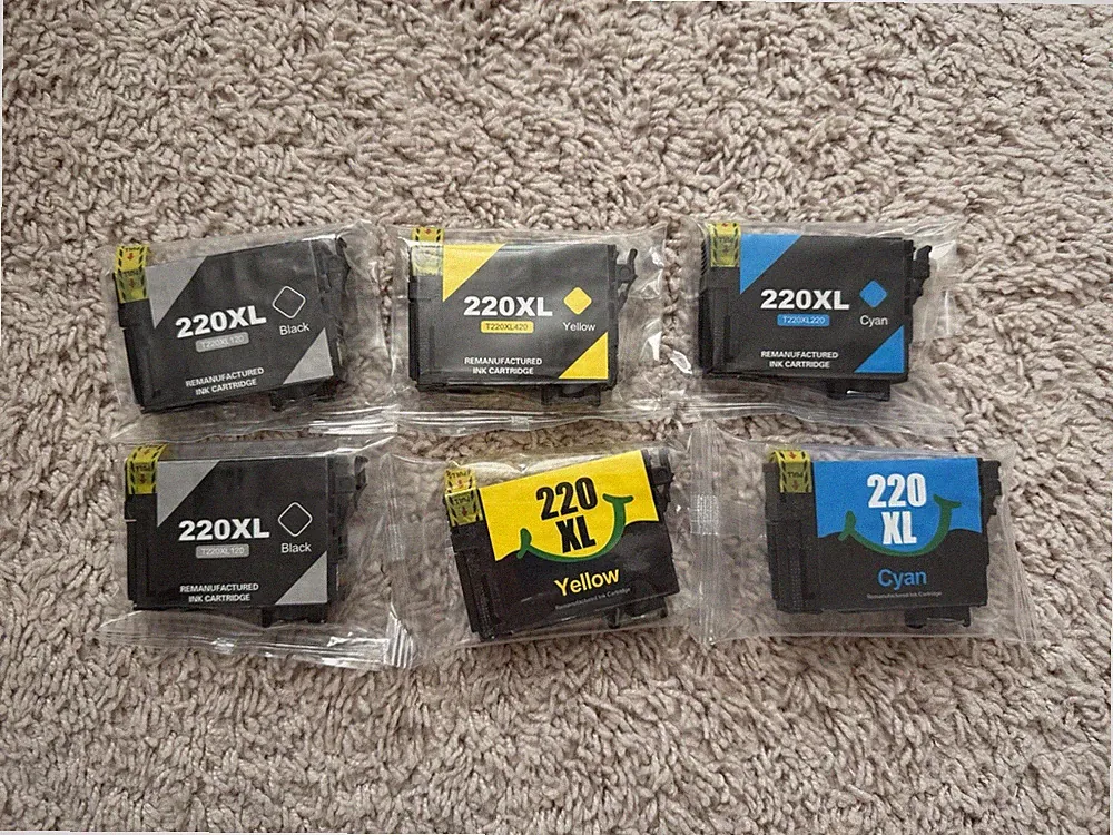 NEW E-Z Ink Ink Cartridge Replacements for Epson 220 XL 220XL