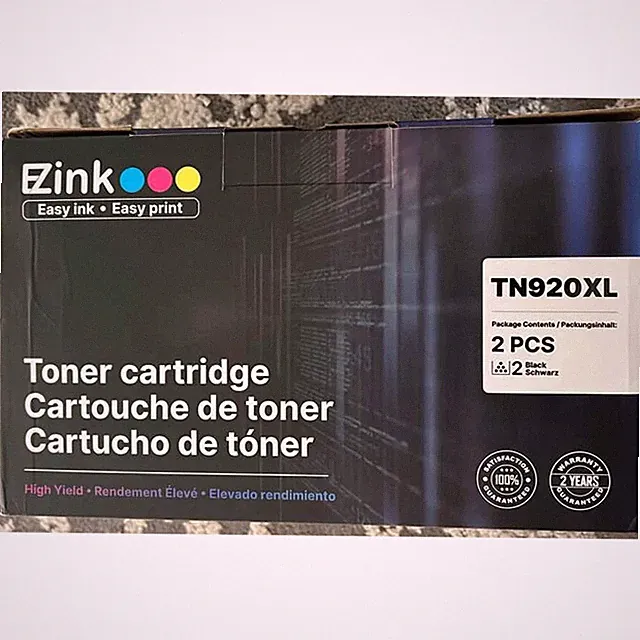 Open Box~ EZINK 2 PACK COMPATIBLE TN830XL TONER CATRIDGE BLACK FOR BROTHER